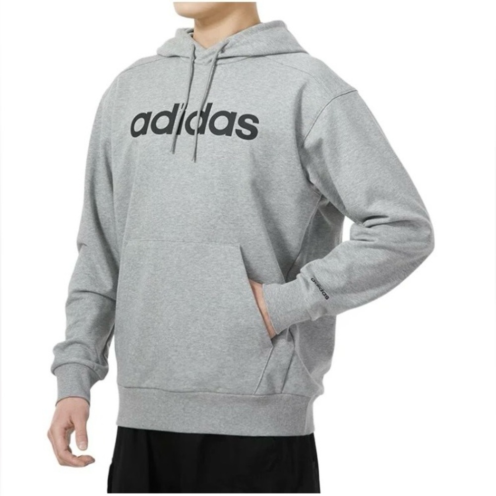 Adidas Men's Gray Hoodie